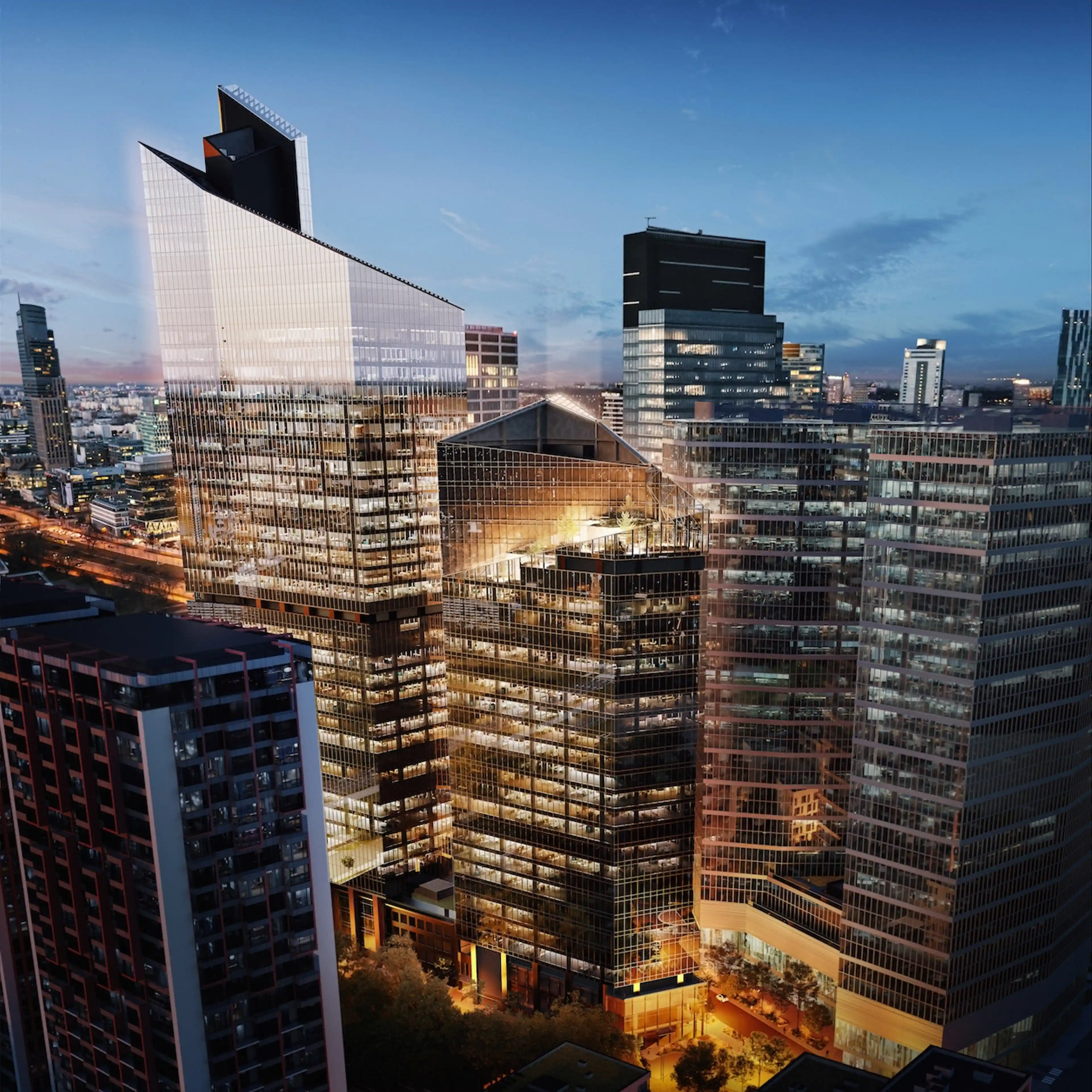 Skyliner II, Prosta, Warsaw, Wola