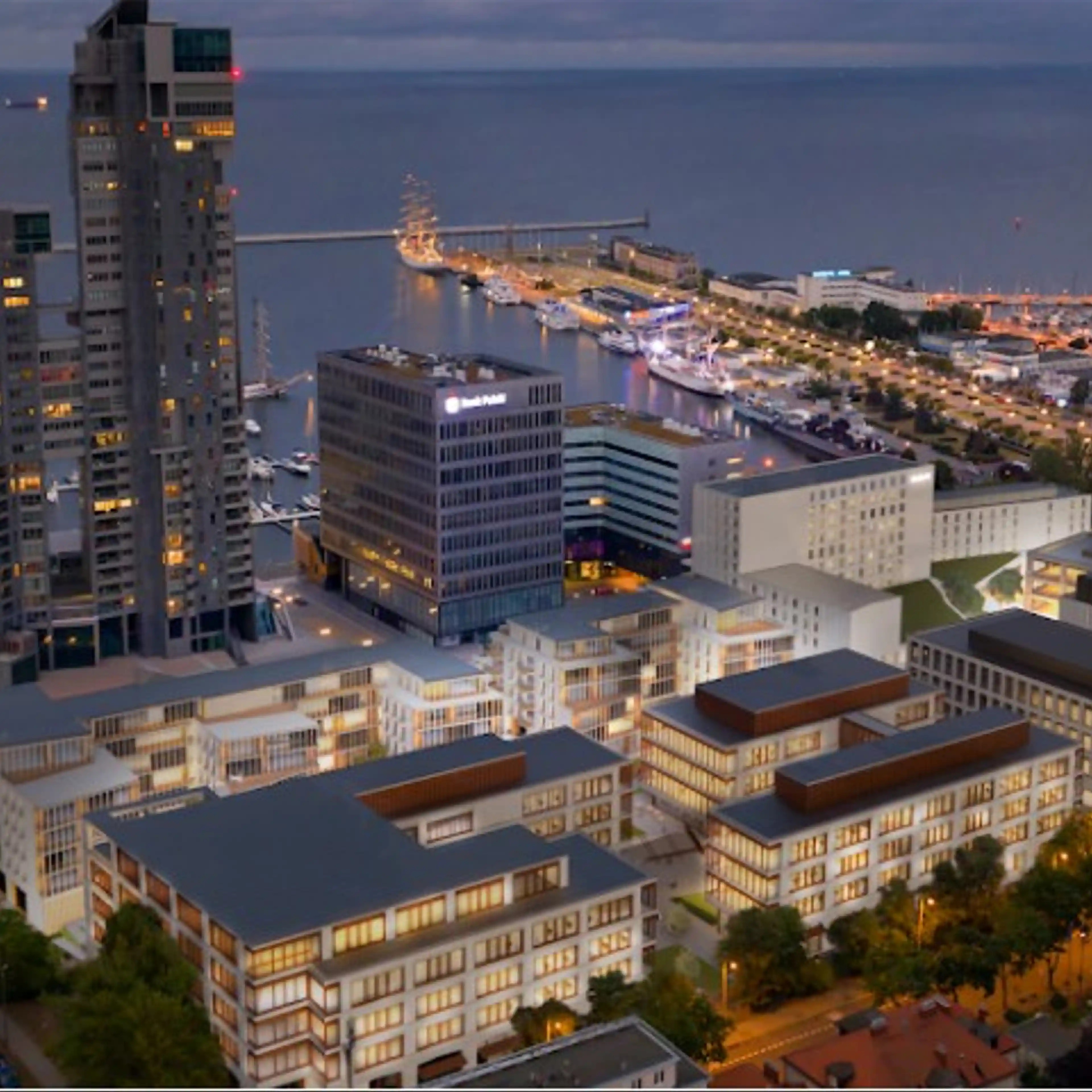 Waterfront II, Hryniewickiego/ Waszyngtona, Gdynia, Śródmieście