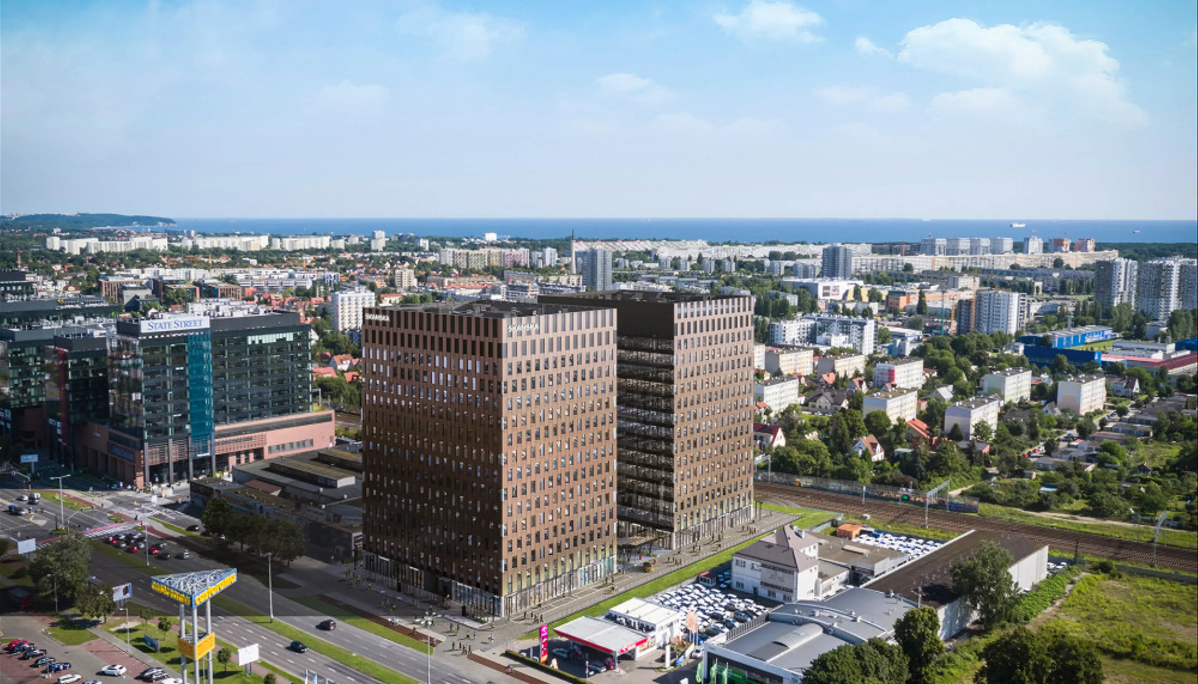 Wave - Budynek A - Biuro serwisowane, Grunwaldzka 345/347, Gdansk, Oliwa