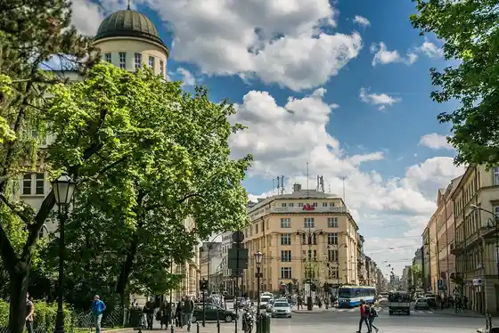 Pałac Prasy / Krążownik Wielopole, Wielopole 1, Krakow, Śródmieście