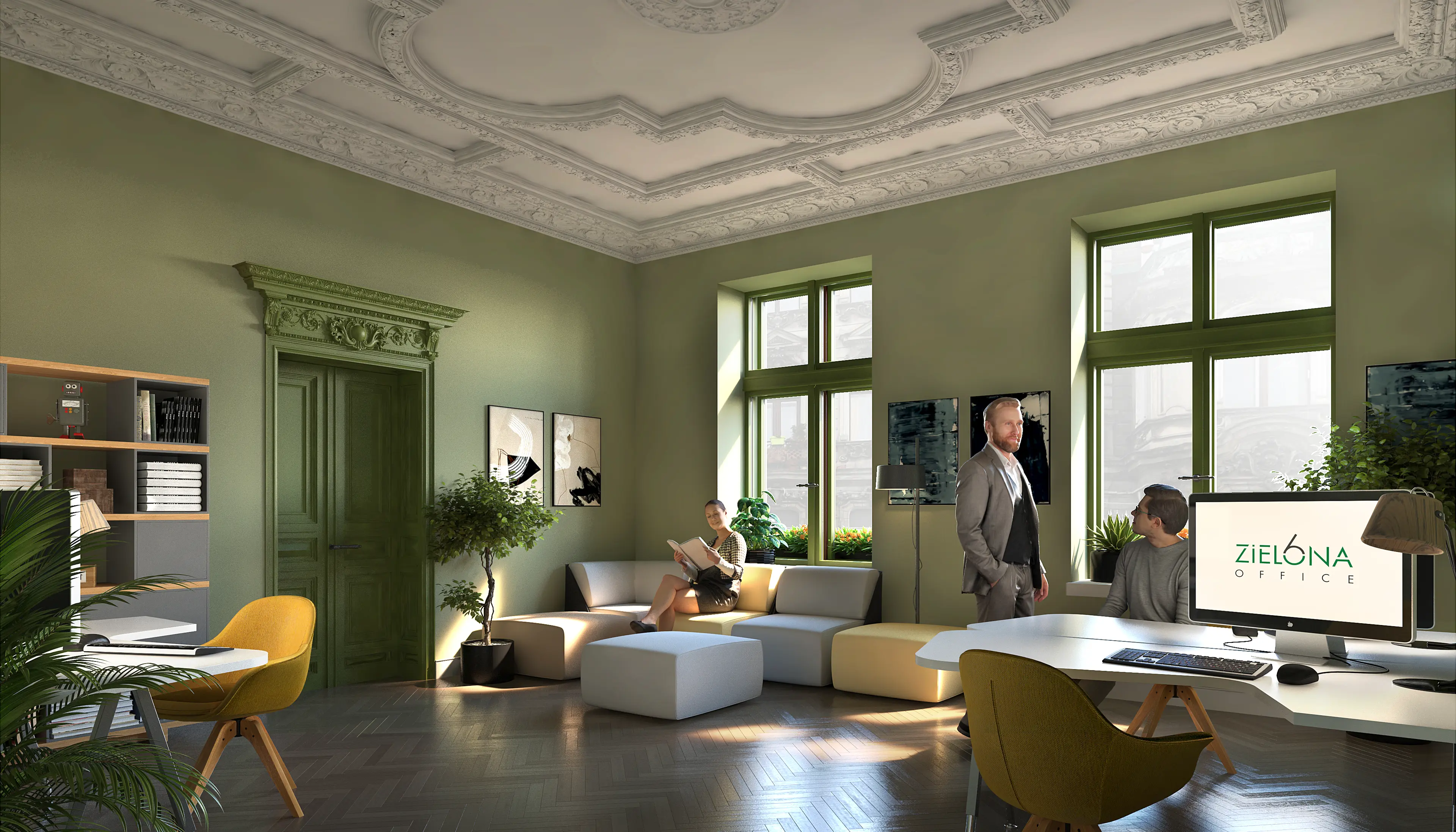 Zielona 6 Green Office, Zielona 6, Łódź, Śródmieście