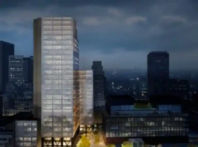 Skanska high-rise grows in the heart of Warsaw – the building already has a topping-out ceremony