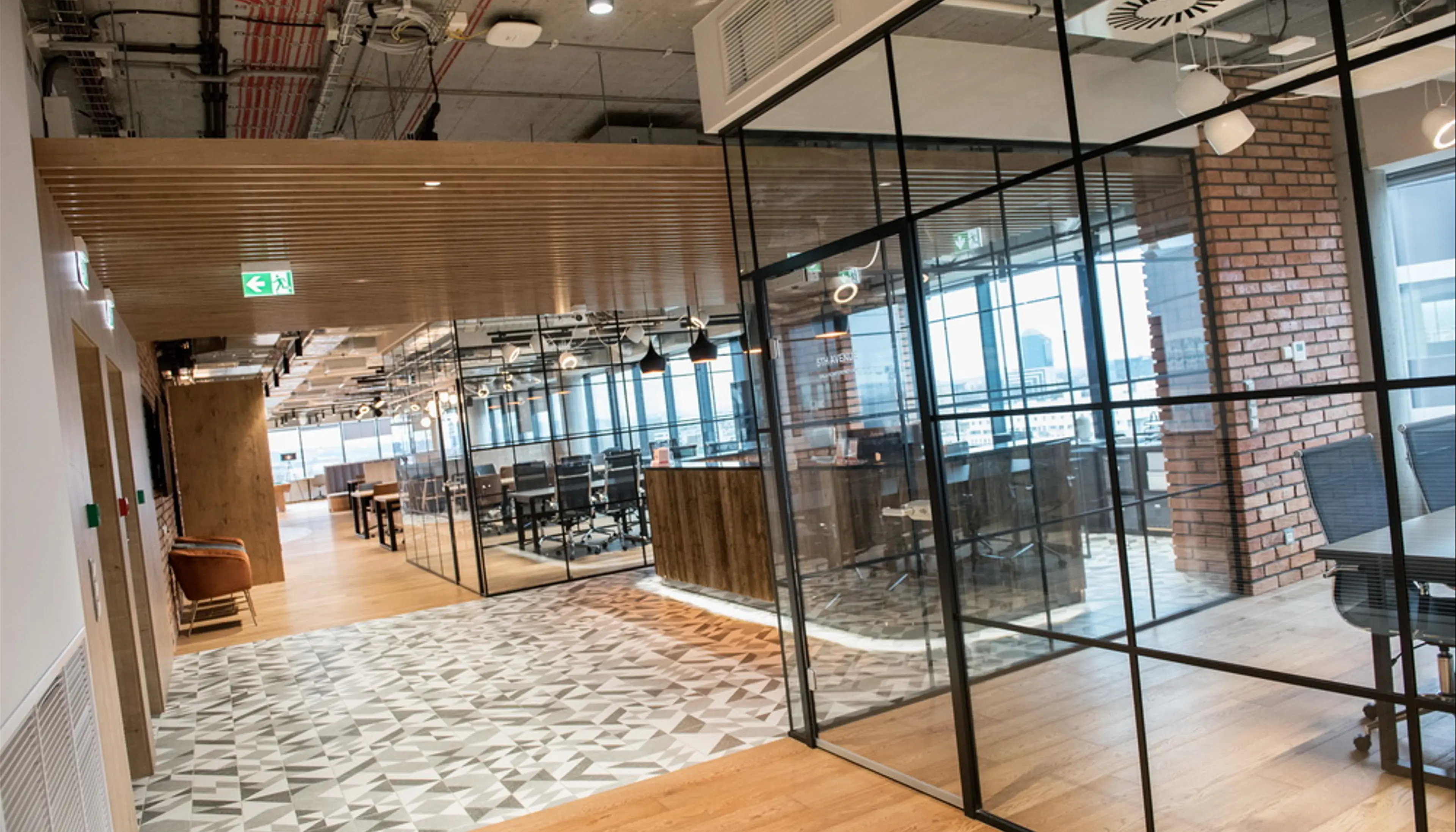 Fabryczna Office Park B1 - Biura serwisowane, Aleja Pokoju 18, Kraków, Śródmieście