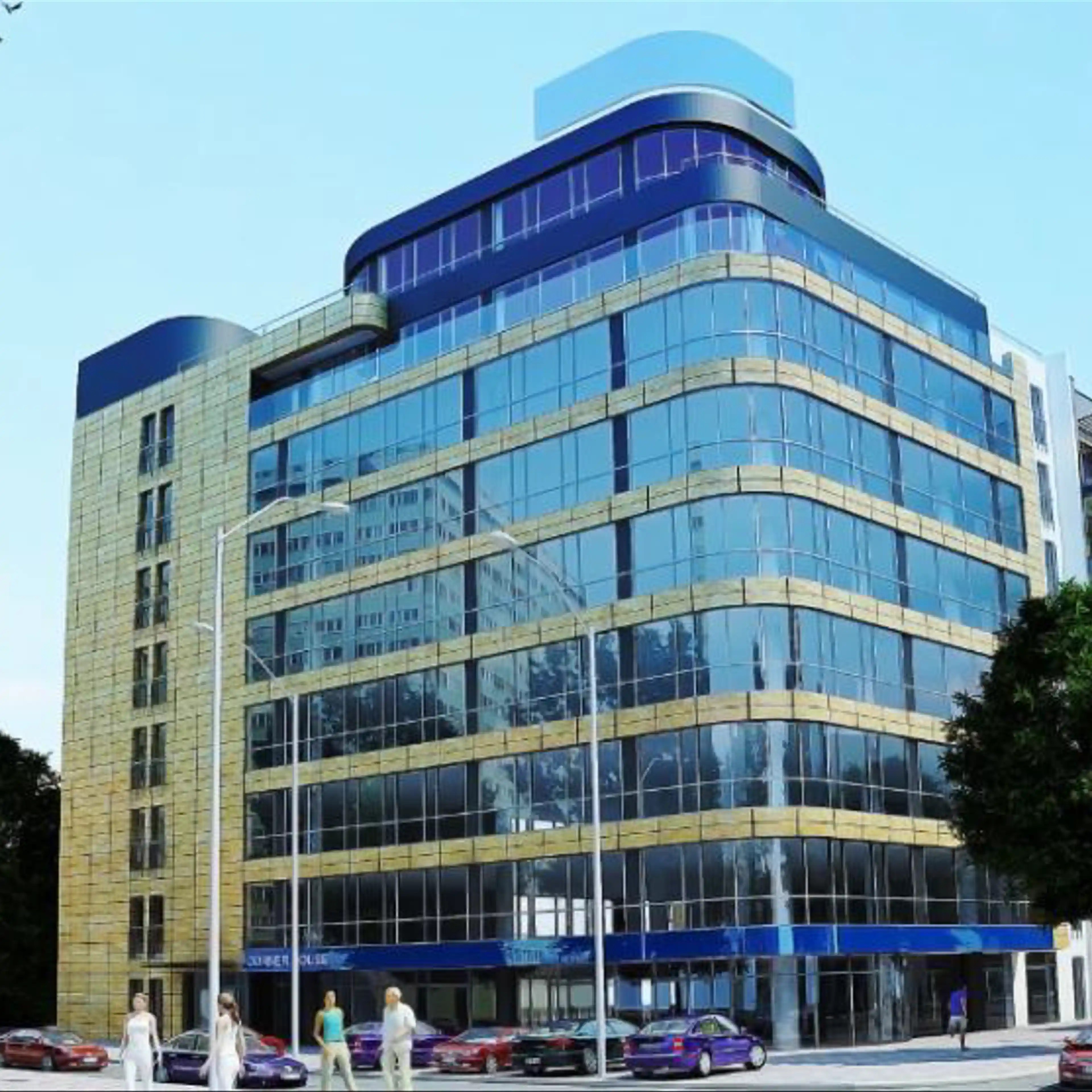 Corner House, Puławska 111B, Warsaw, Mokotów