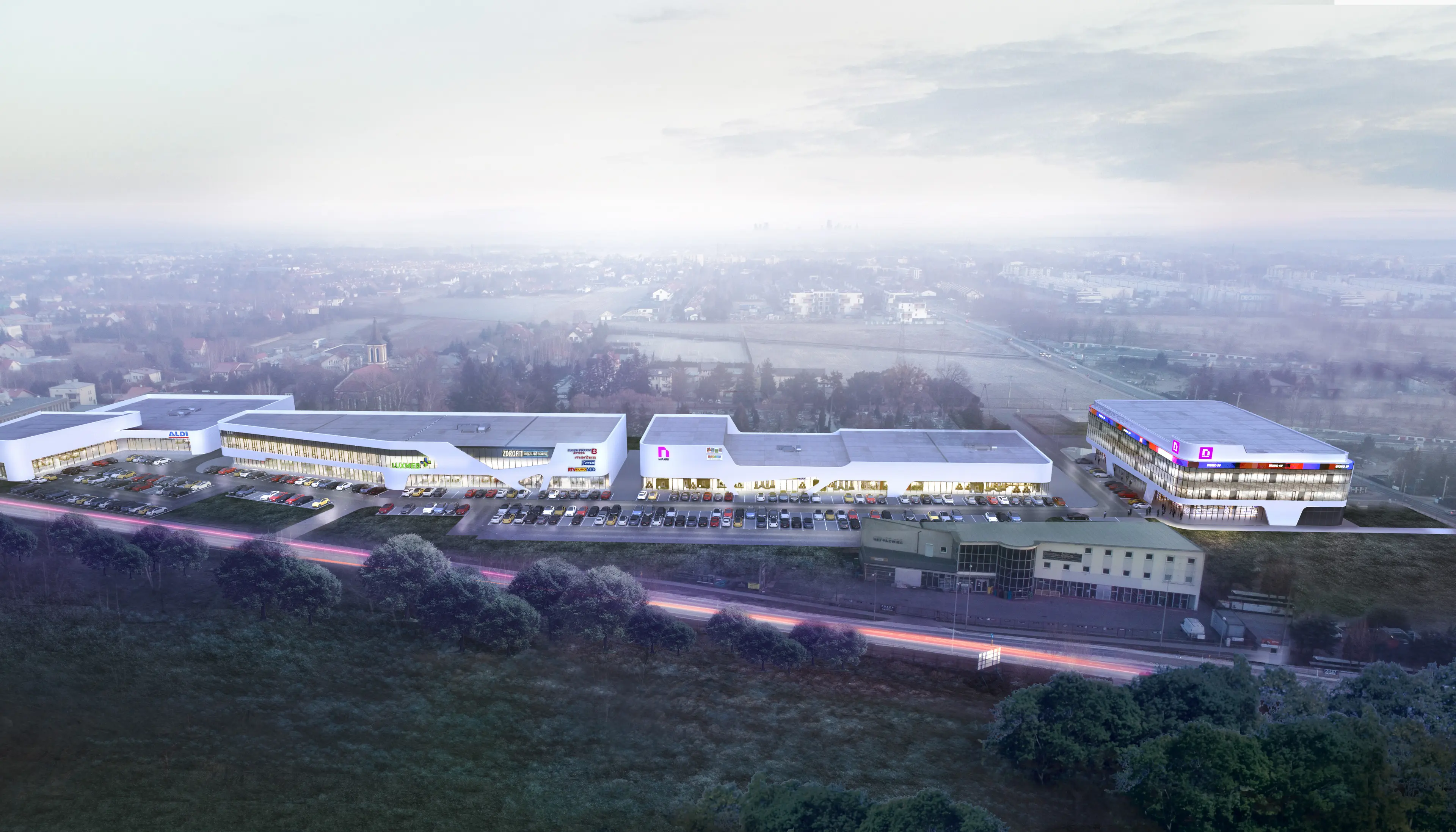 N-Park Offices, Nowa 4, Piaseczno, Łubna