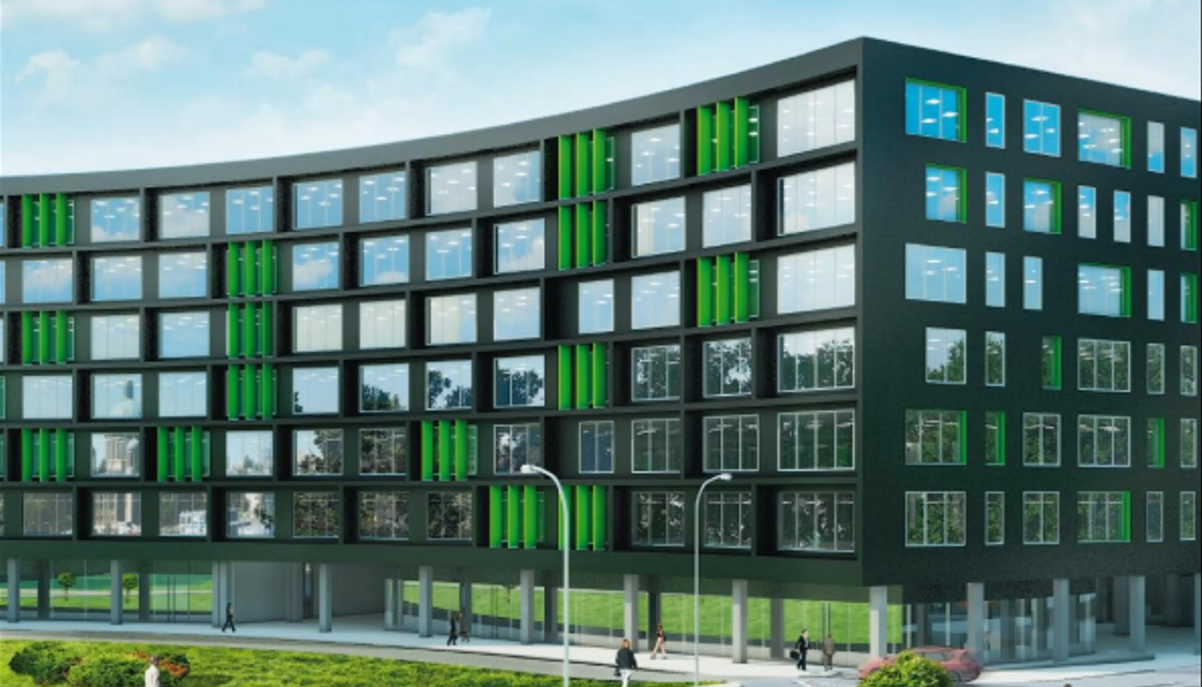 Green Horizon I, Pomorska 106, Łódź, Śródmieście