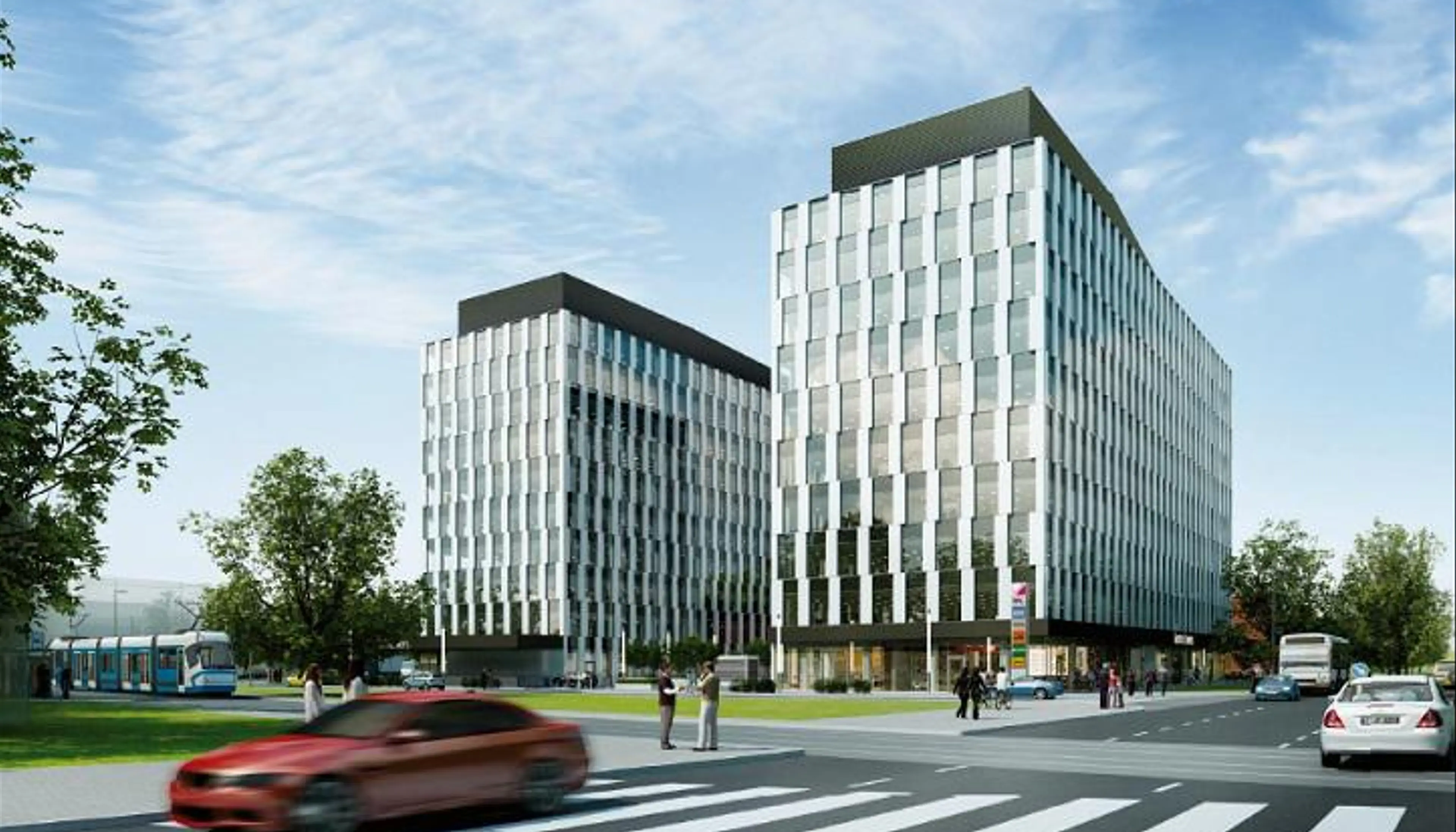 Green Towers - B, Strzegomska 36, Wrocław, Stare Miasto