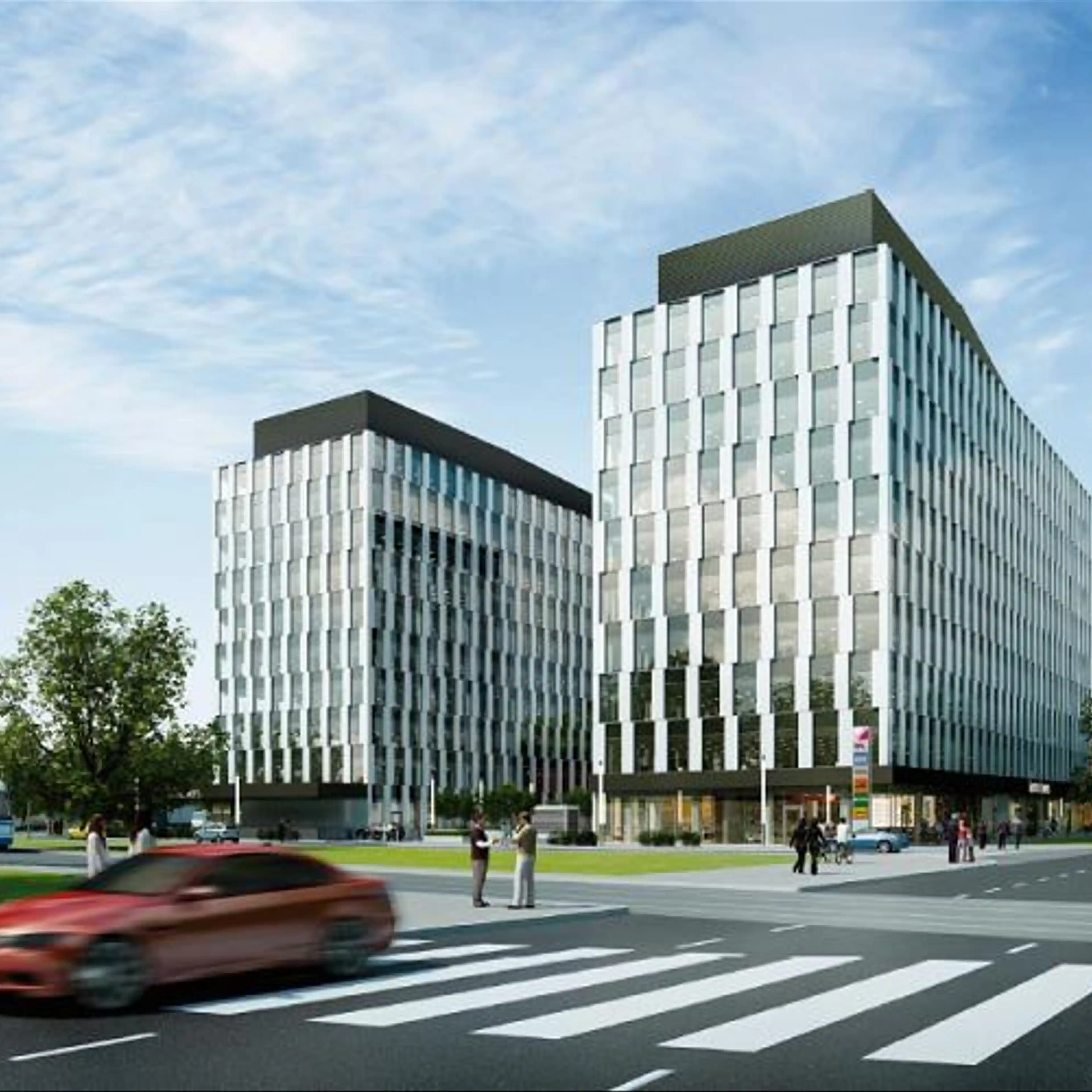 Green Towers - B, Strzegomska 36, Wrocław, Stare Miasto