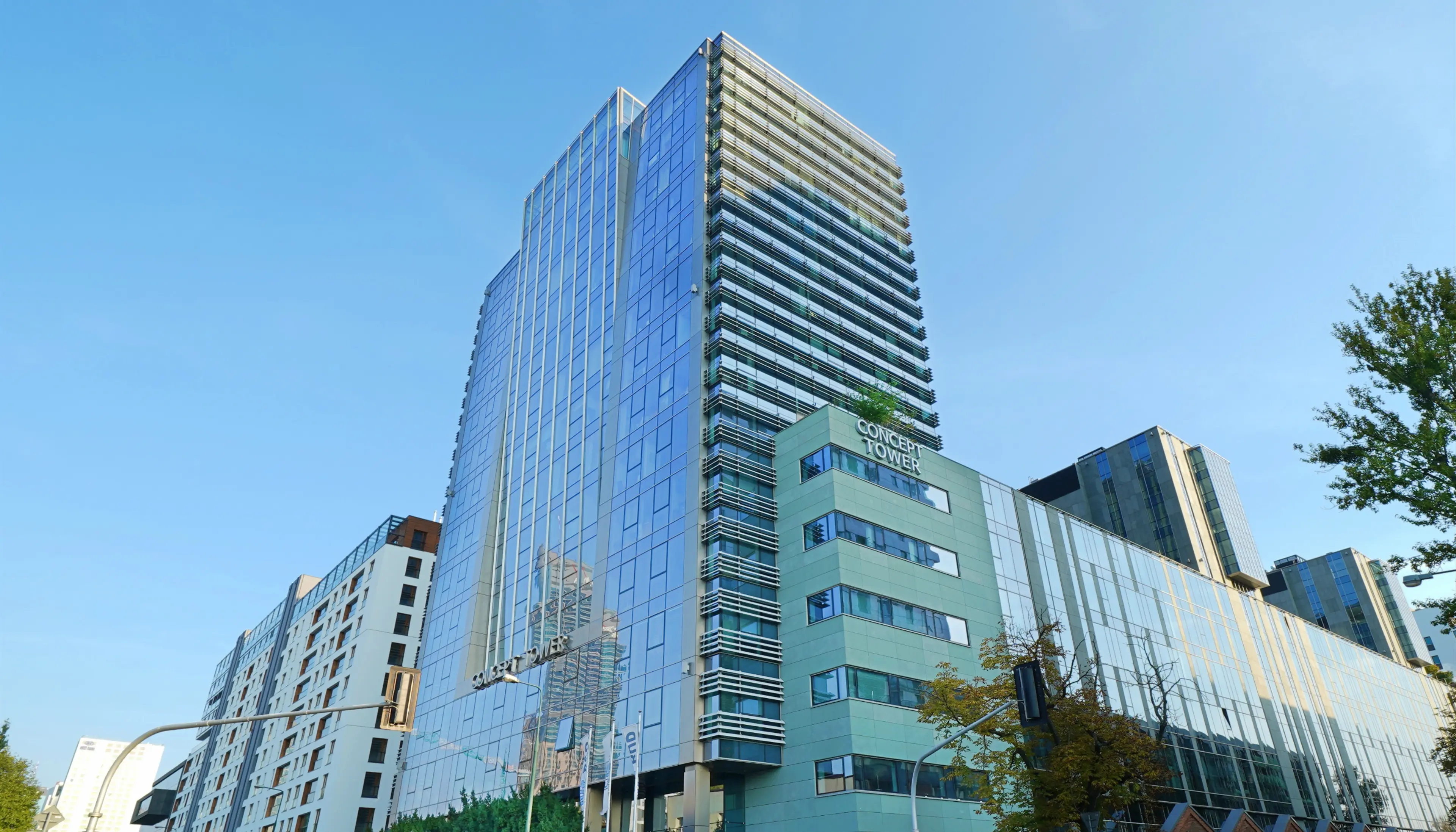 Concept Tower - Biura serwisowane, Grzybowska 87, Warsaw, Wola