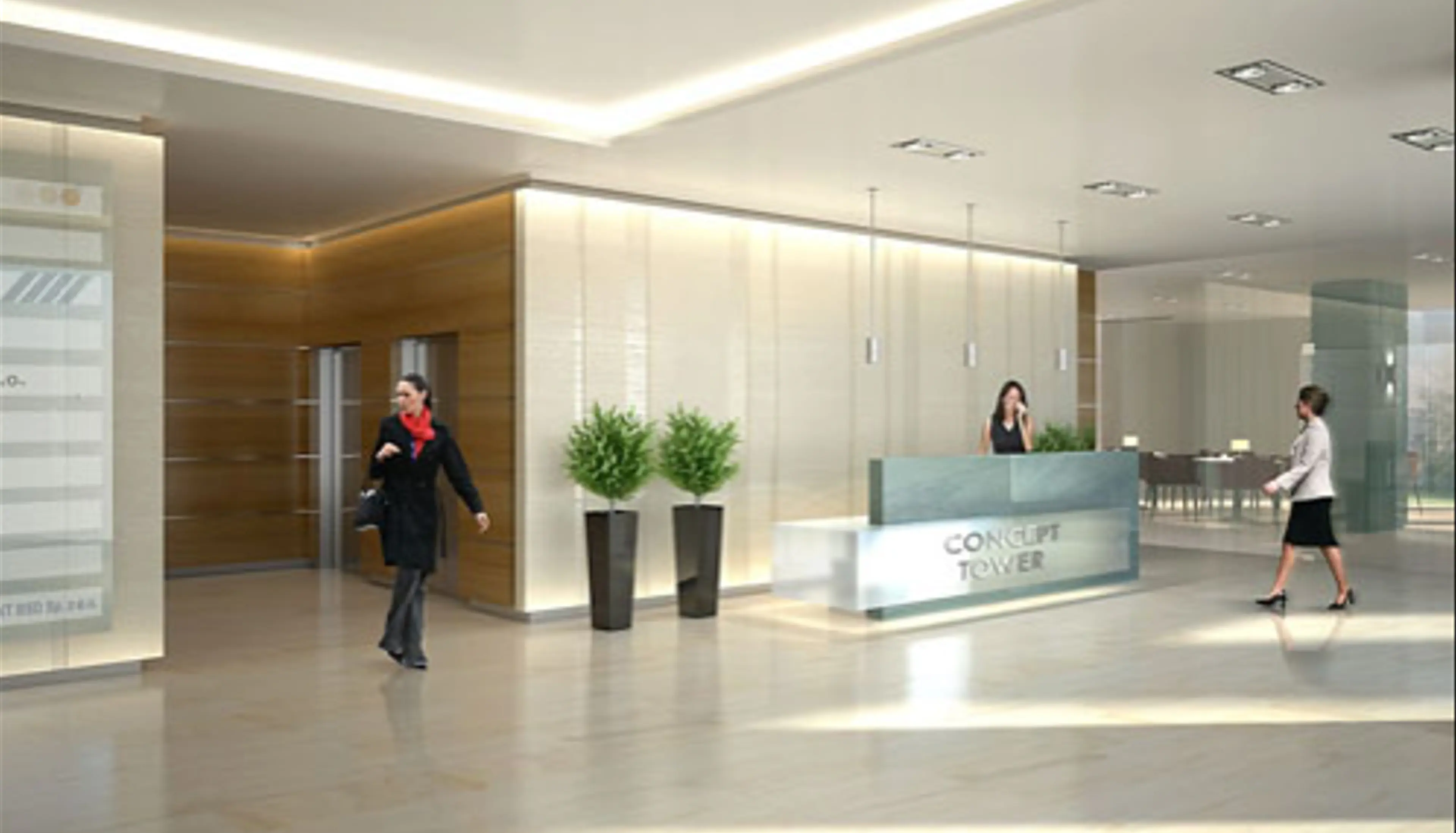 Concept Tower - Biura serwisowane, Grzybowska 87, Warsaw, Wola