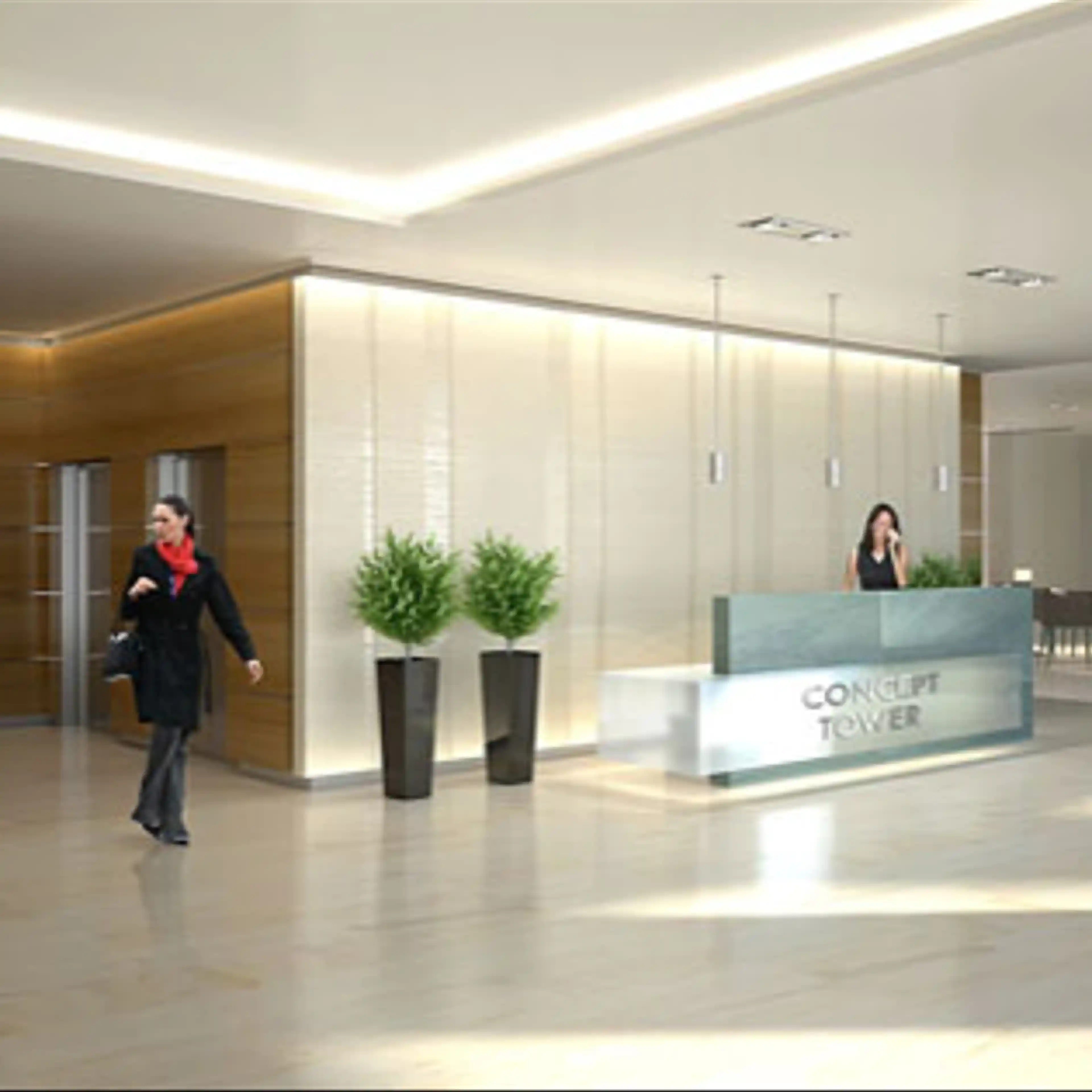 Concept Tower - Biura serwisowane, Grzybowska 87, Warsaw, Wola