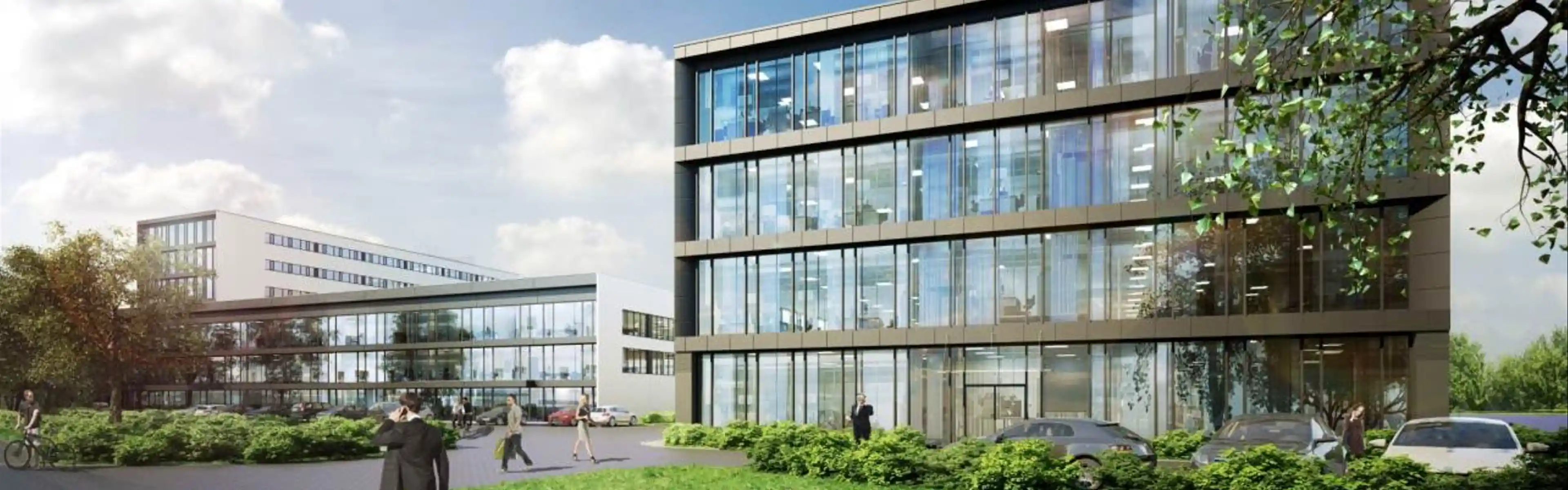 There is a building permit for the third office building of Bolero Office Park