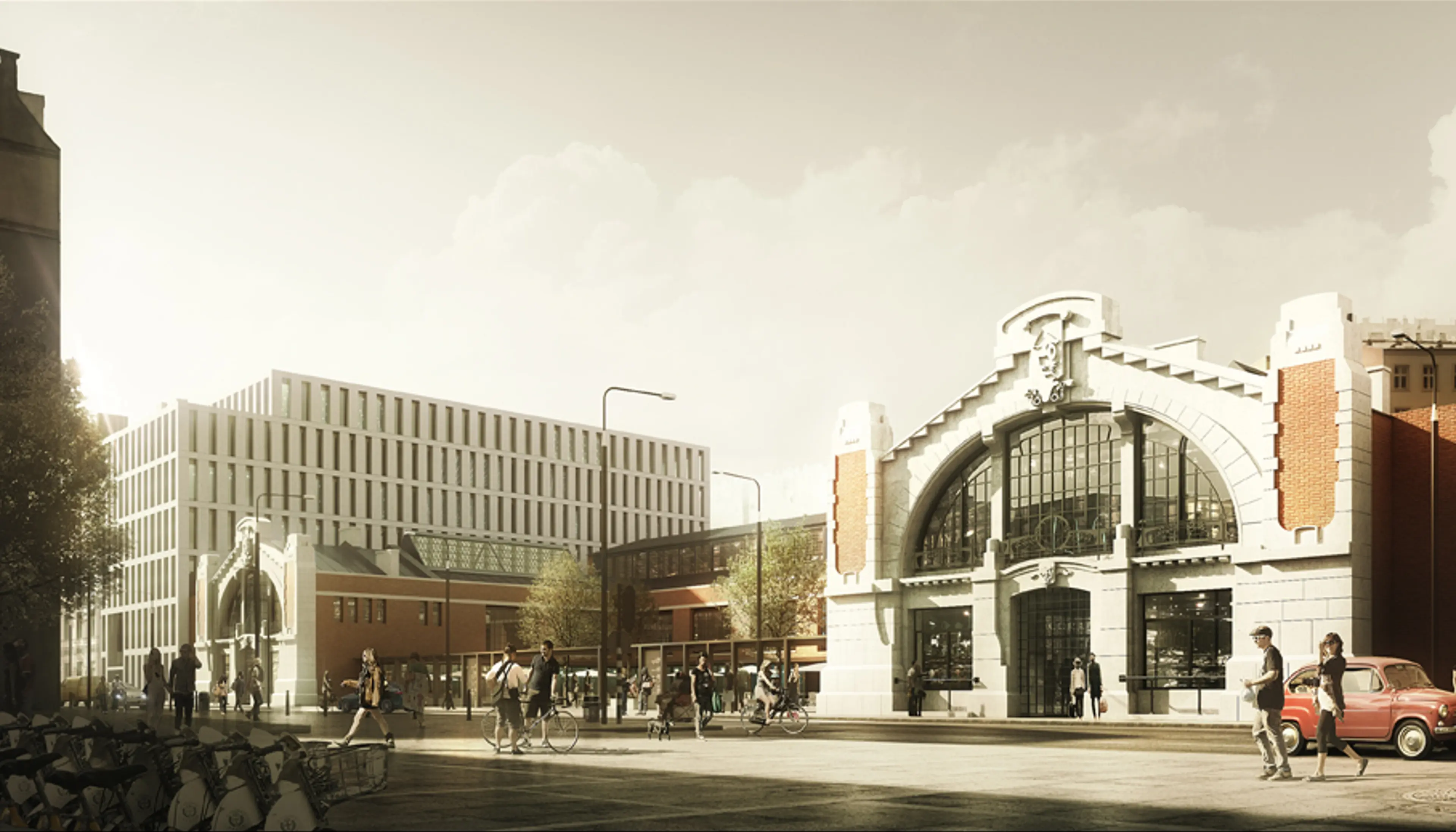 Hala Koszyki budynek K61 (bud. A), Koszykowa 61, Warszawa, Centrum