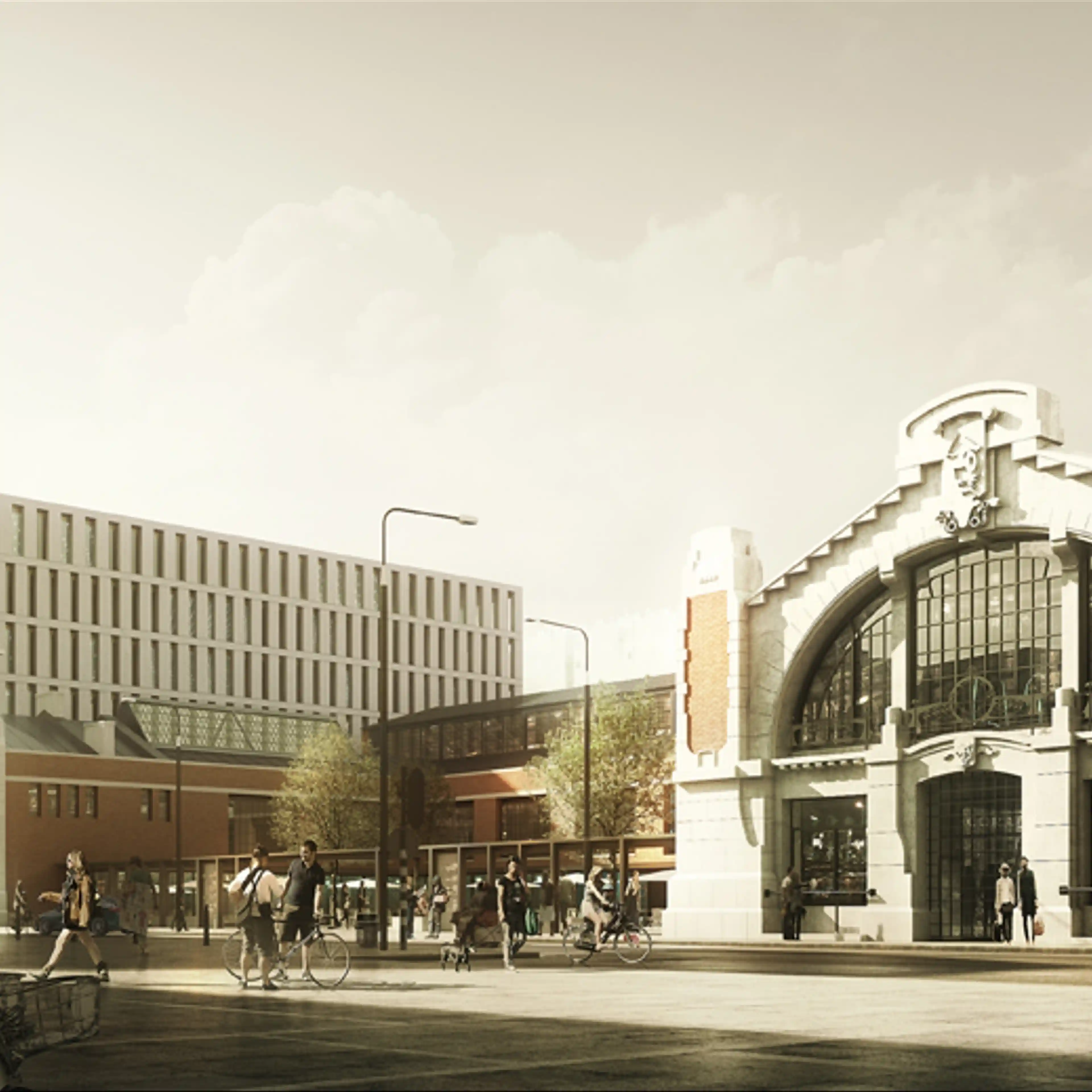 Hala Koszyki budynek K61 (bud. A), Koszykowa 61, Warsaw, Centrum