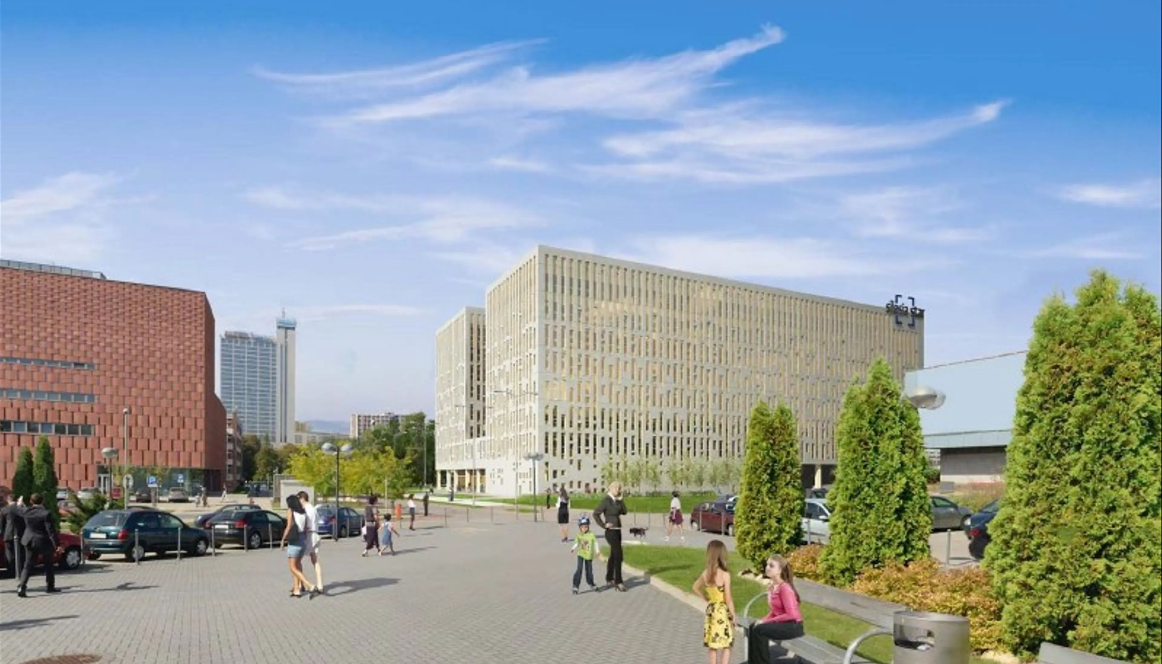 Silesia Star - Budynek B, Uniwersytecka 20, Katowice, Śródmieście