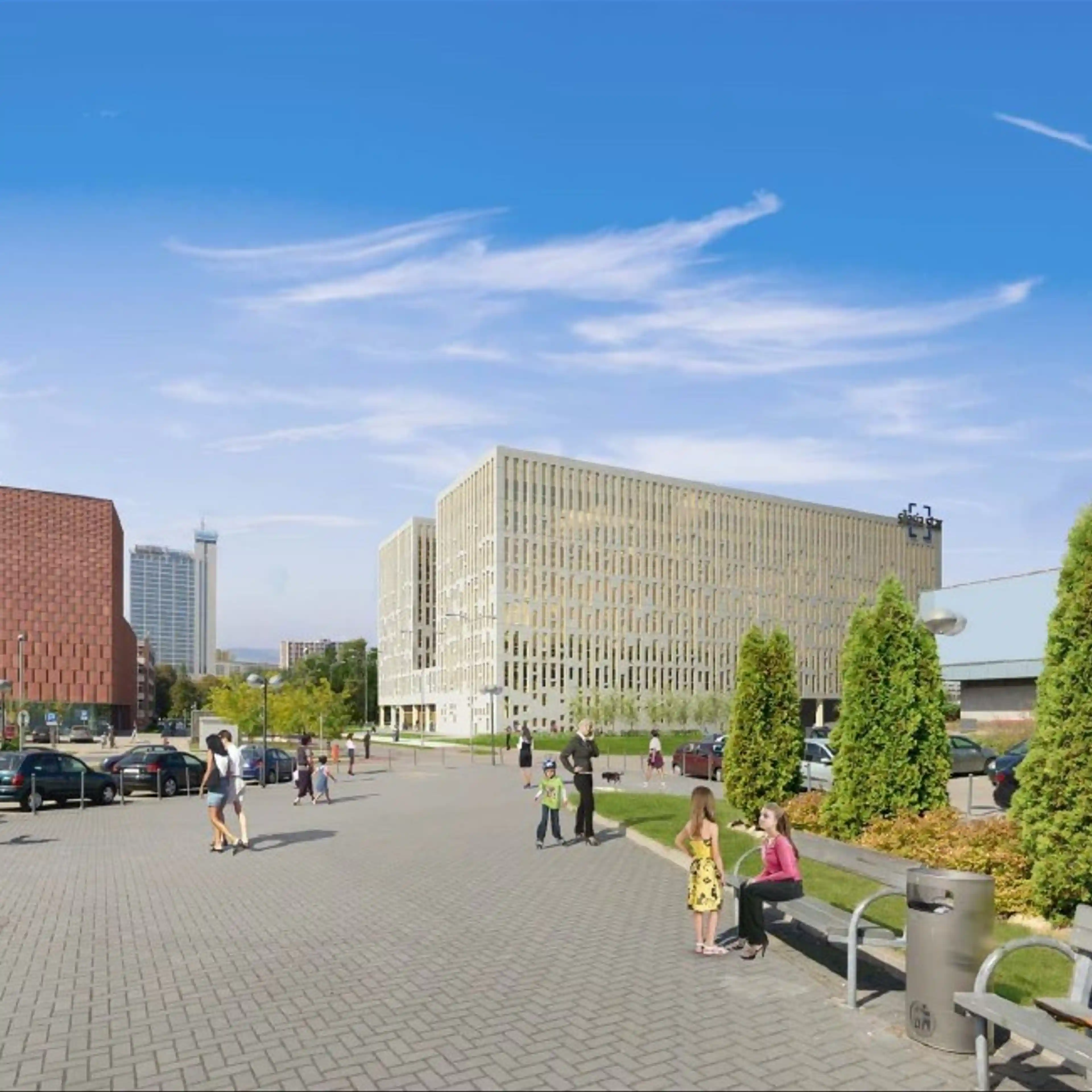 Silesia Star - Budynek B, Uniwersytecka 20, Katowice, Śródmieście