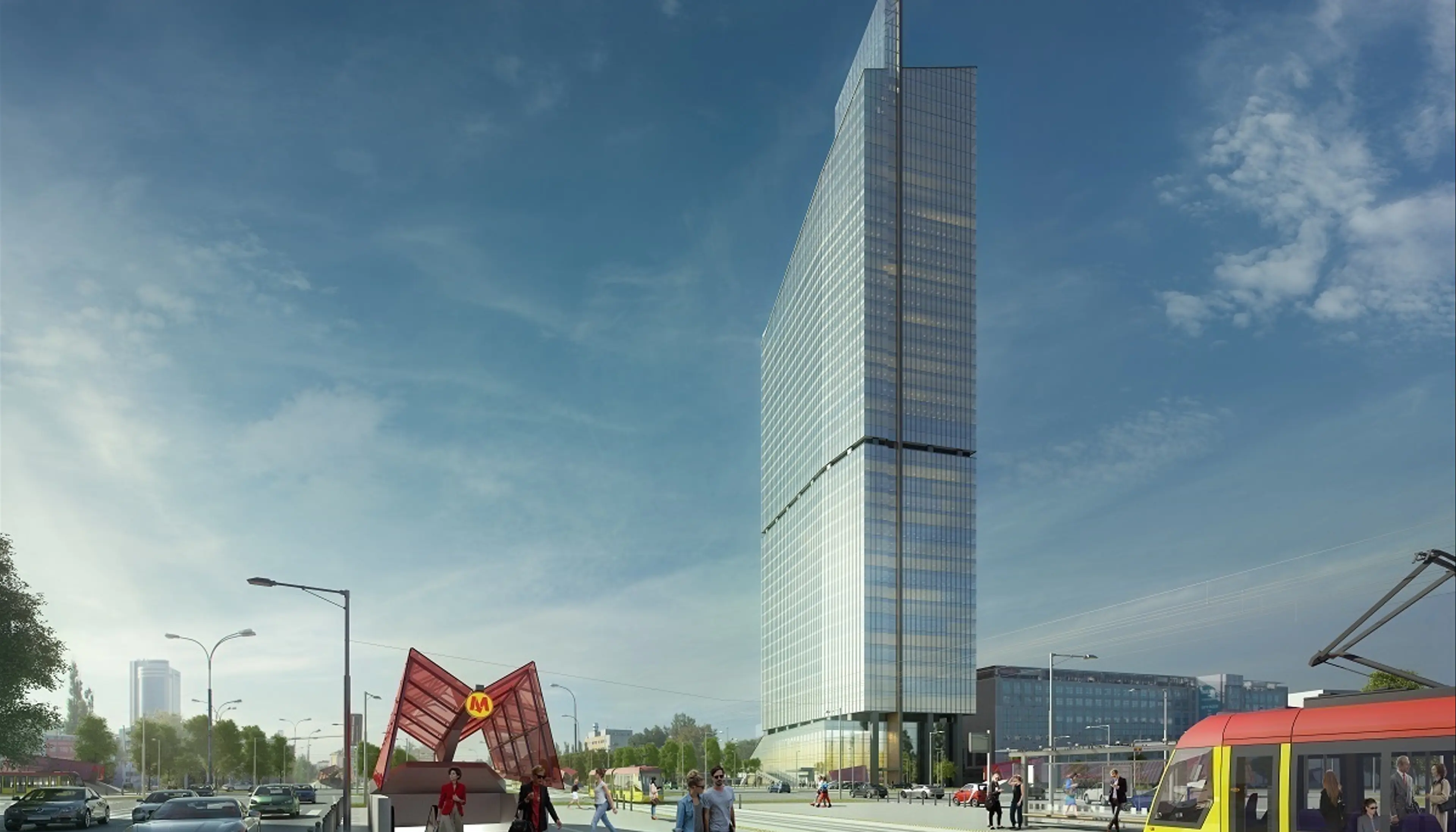 Skyliner, Prosta 67, Warszawa, Wola
