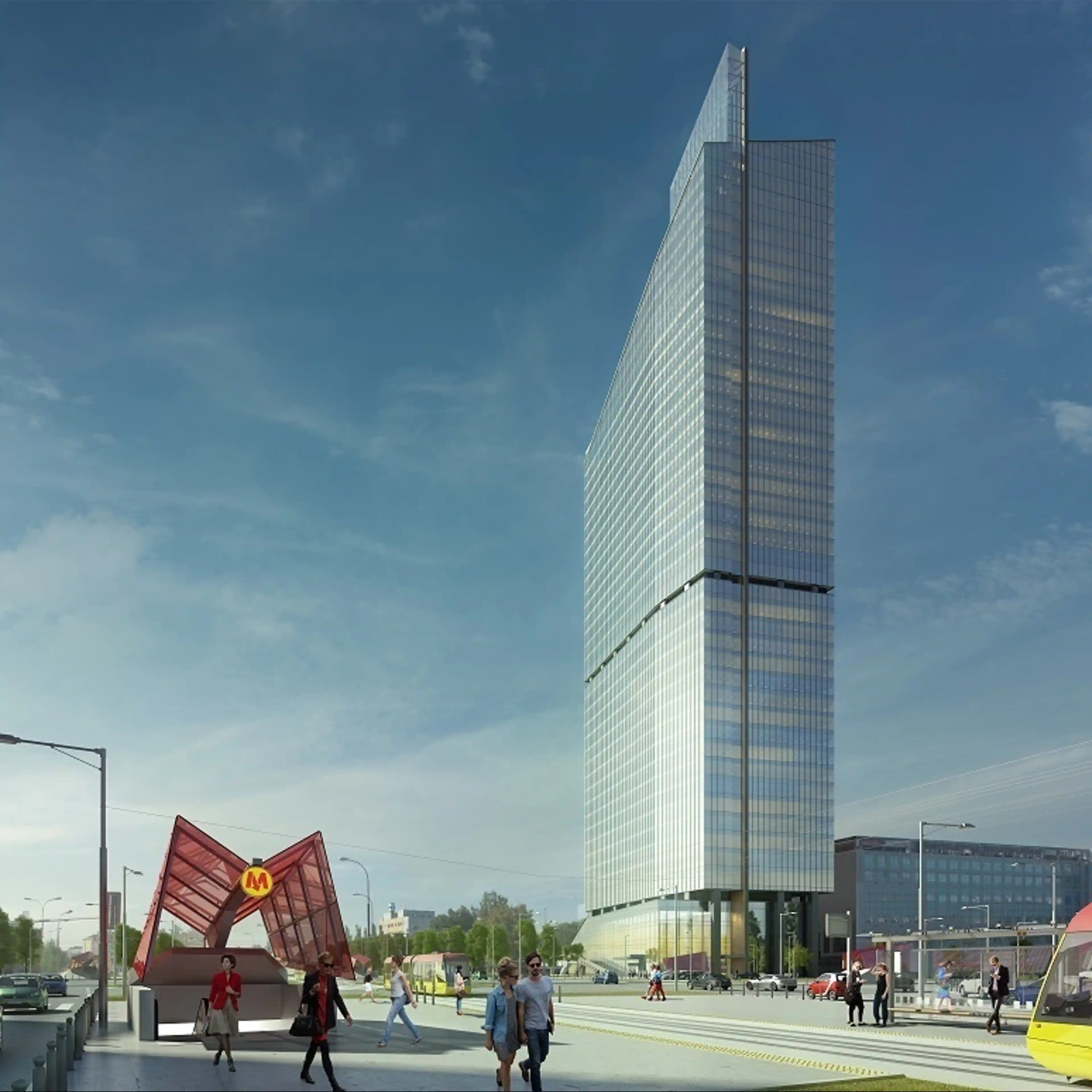 Skyliner, Prosta 67, Warszawa, Wola