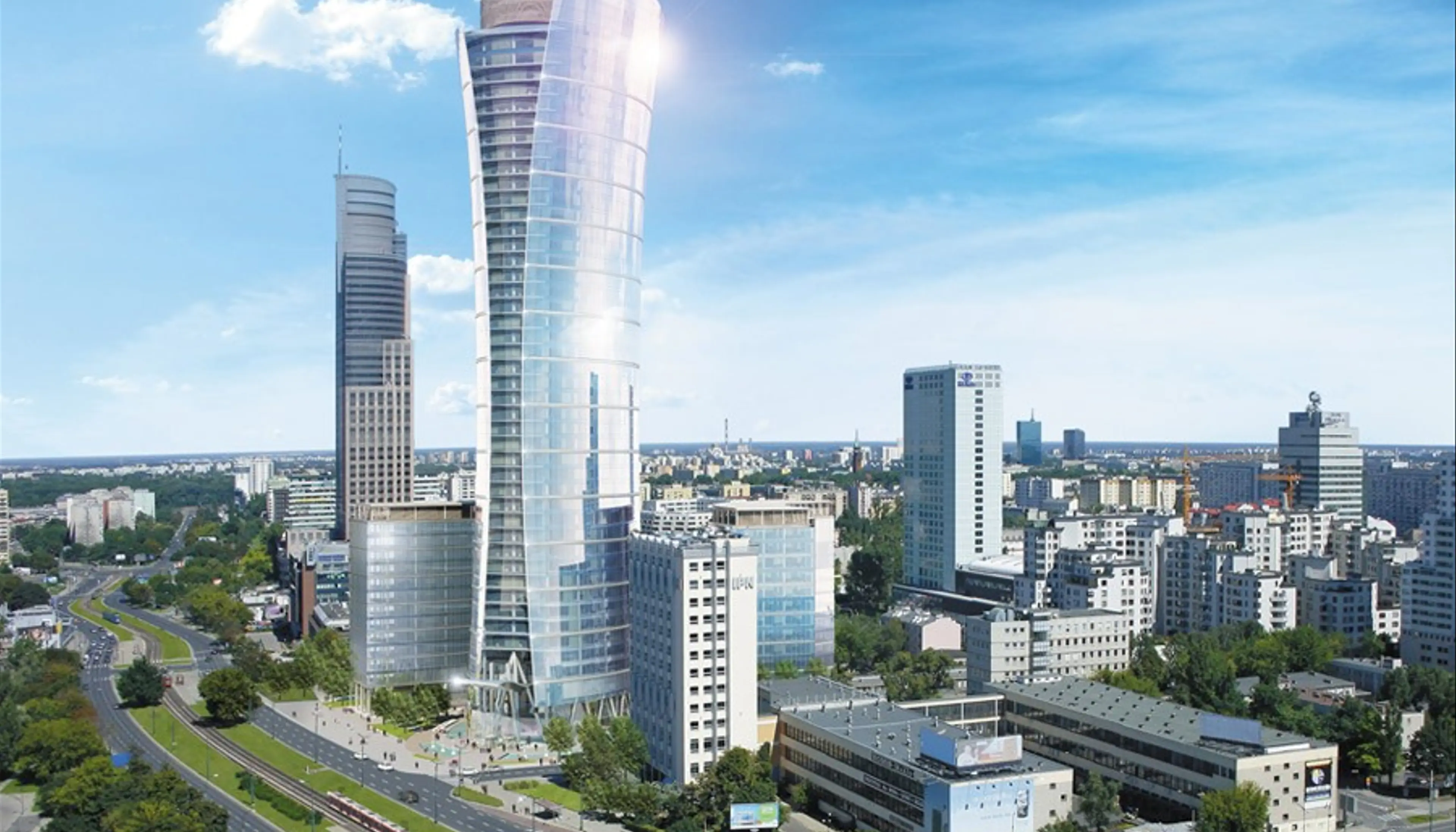 myhive Warsaw Spire Budynek A - Wieża, Europejski 1, Warszawa, Wola