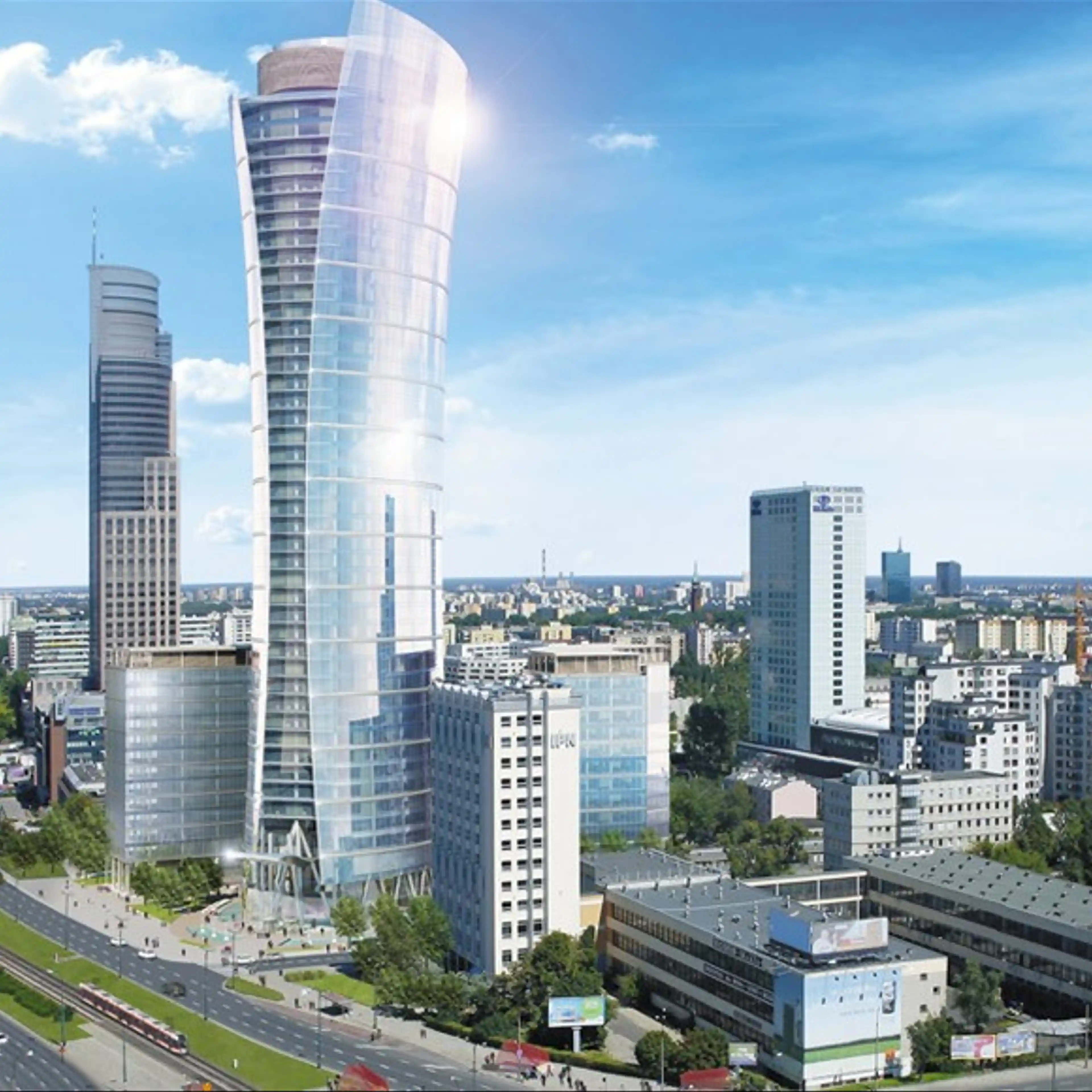 myhive Warsaw Spire Budynek A - Wieża, Europejski 1, Warsaw, Wola