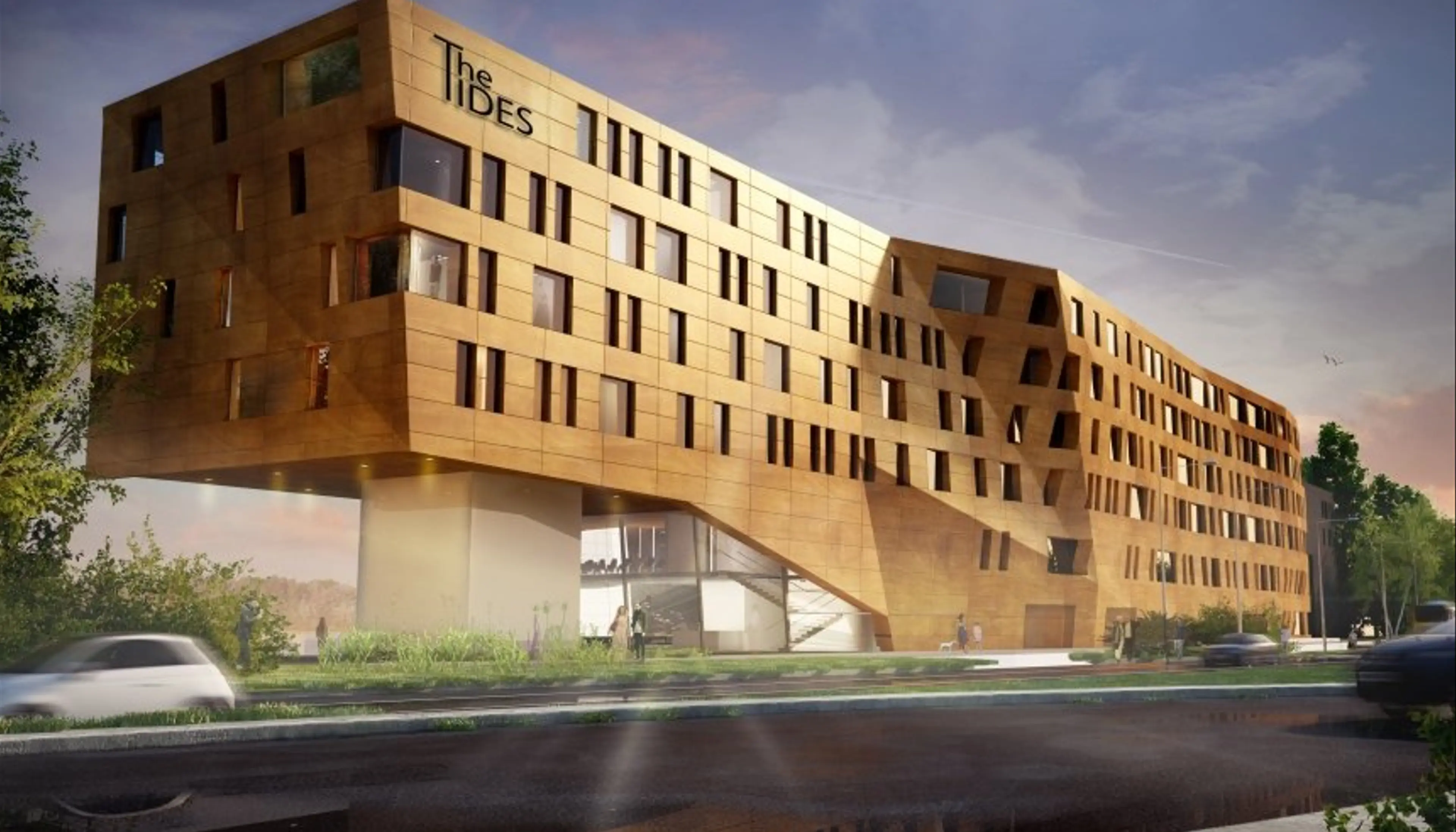 The Tides, Wioślarska 8, Warsaw, Centrum
