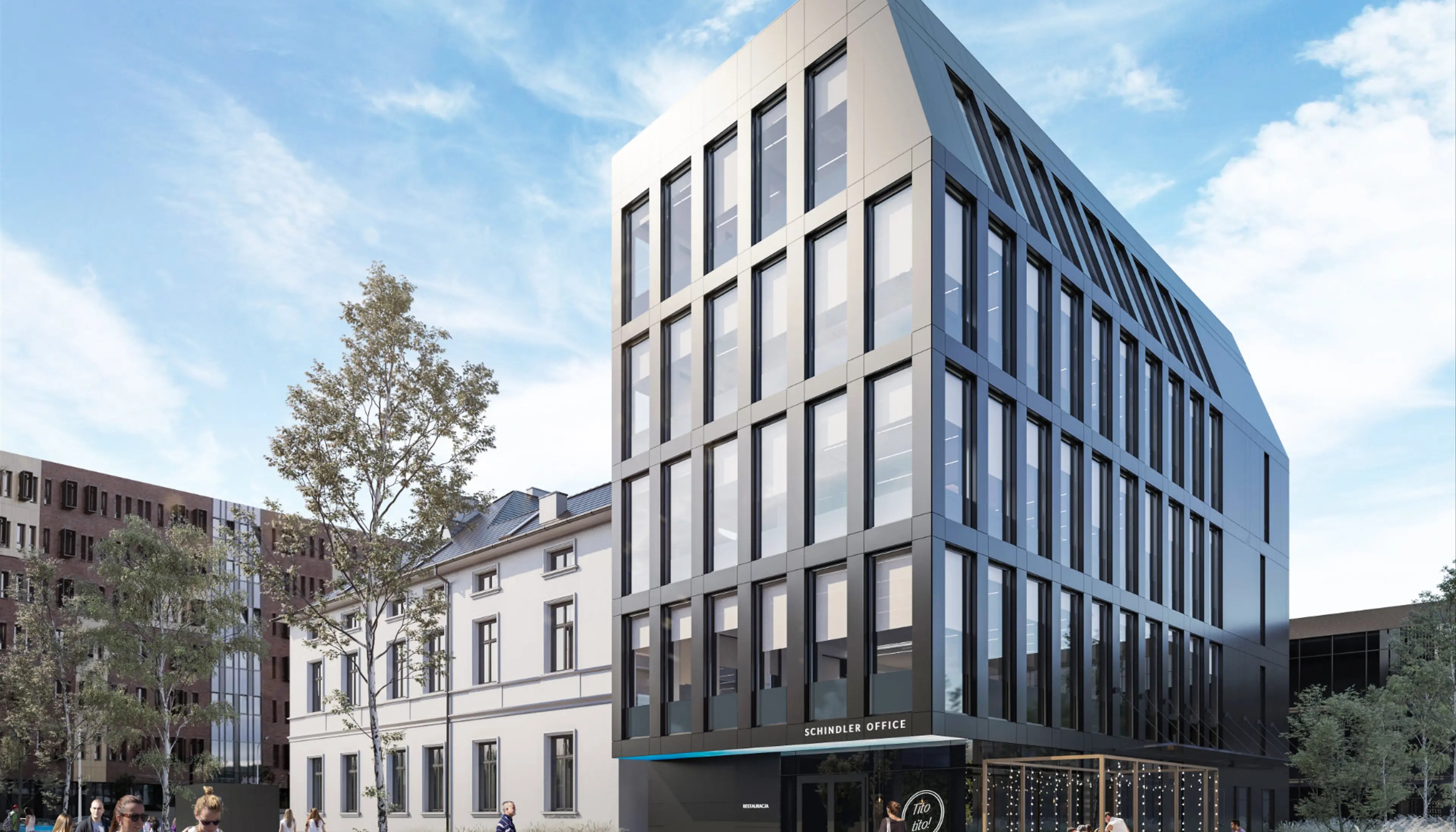 Schindler Office, Romanowicza 9, Krakow, Południe