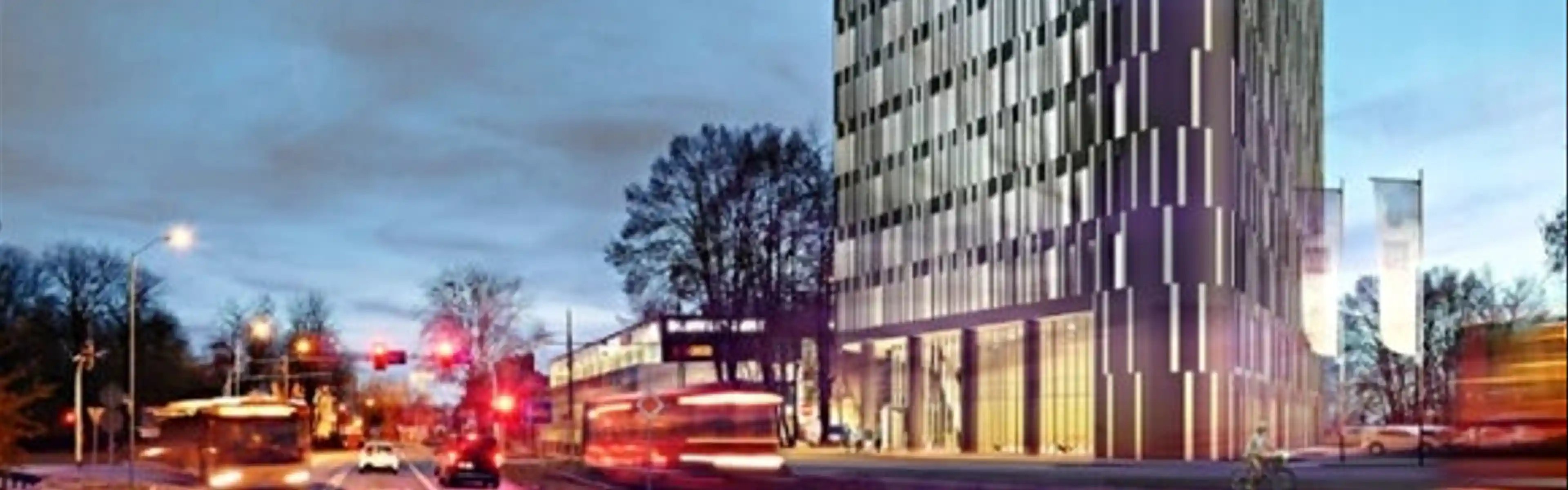 A Katowice office building has reached its target height. DL Tower will measure 55 meters